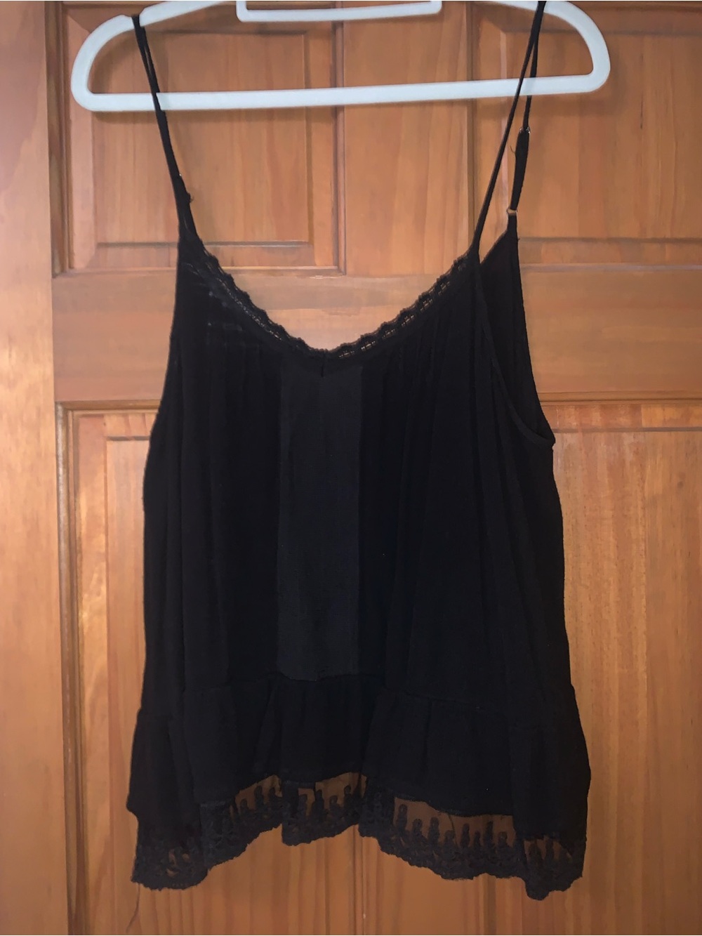 ‼️SUMMER SALE ‼️ Black Lace-Trim Camisole Tank Top - Women